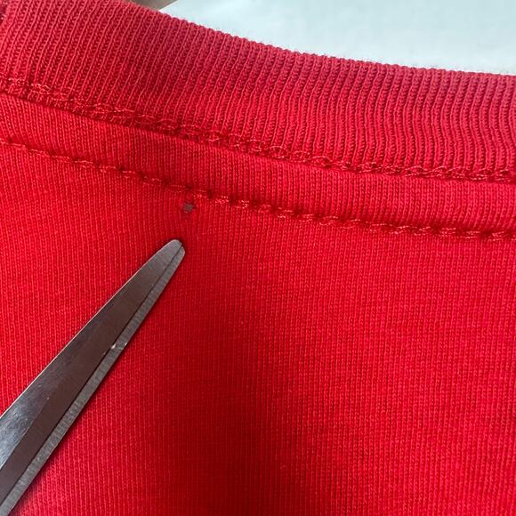 NBA Mens Toronto Raptors Basketball Sports Logo Print Red Crewneck T-Shirt Small - Picture 7 of 7